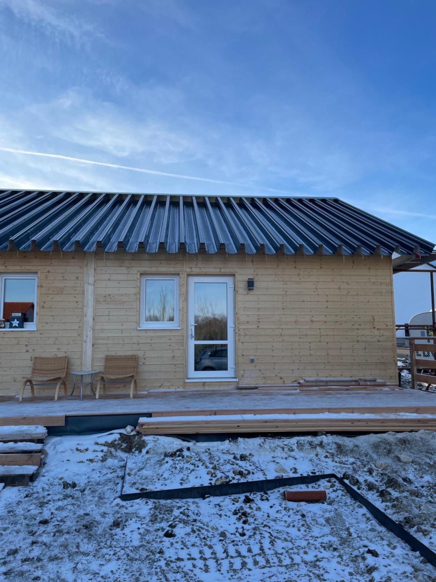 Tinyhaus #1 Huelben - Ortsrand - Kostenlose Parkplaetze Hulben Dış mekan fotoğraf