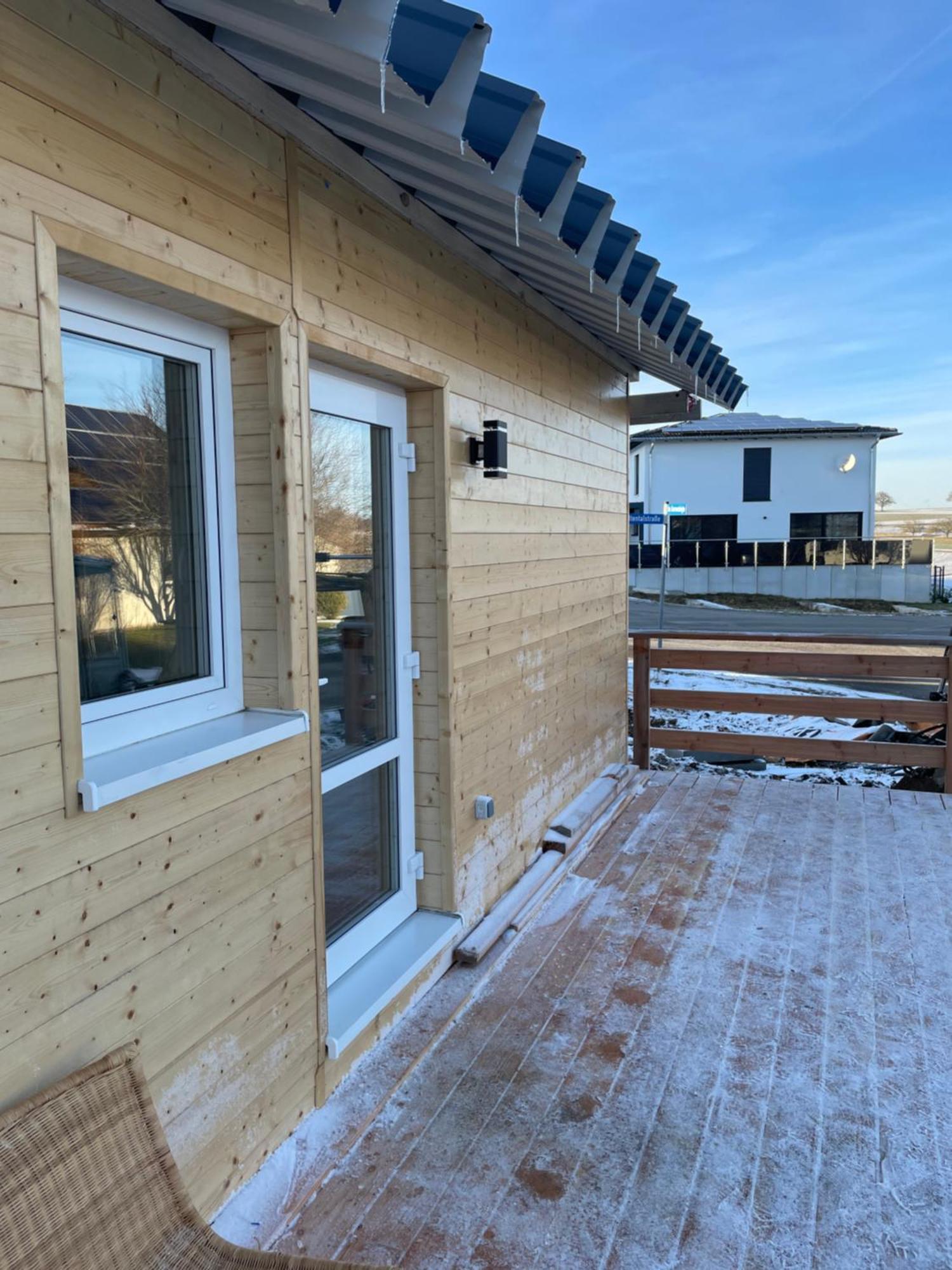 Tinyhaus #1 Huelben - Ortsrand - Kostenlose Parkplaetze Hulben Dış mekan fotoğraf
