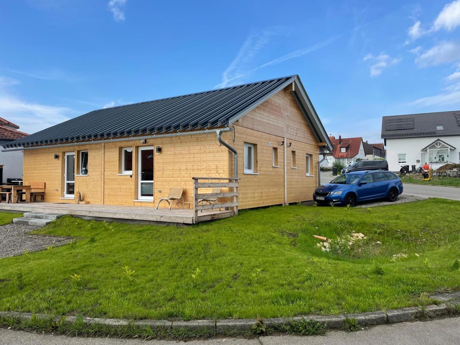 Tinyhaus #1 Huelben - Ortsrand - Kostenlose Parkplaetze Hulben Dış mekan fotoğraf